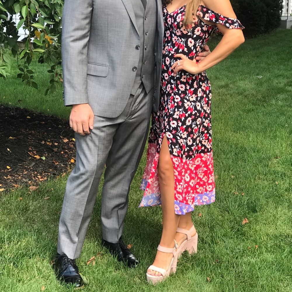 Floral print dress